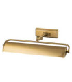 Winchfield Picture Light Steel Aged Brass