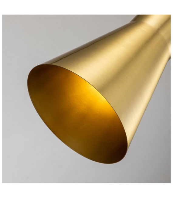 Suspension Etoile Résine,Acier Laiton vieilli, feuille d'or