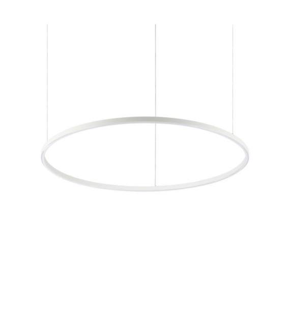 ORACLE Lámpara colgante LED Metal, plástico, aluminio Blanco