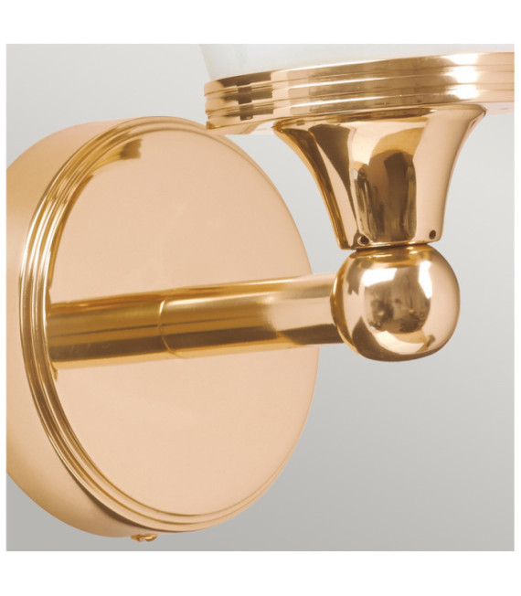 Eliot Wandleuchte Glas, Aluminium Roségold
