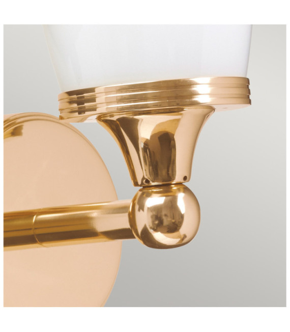 Lampada da parete Eliot Vetro, Alluminio Oro Rosa