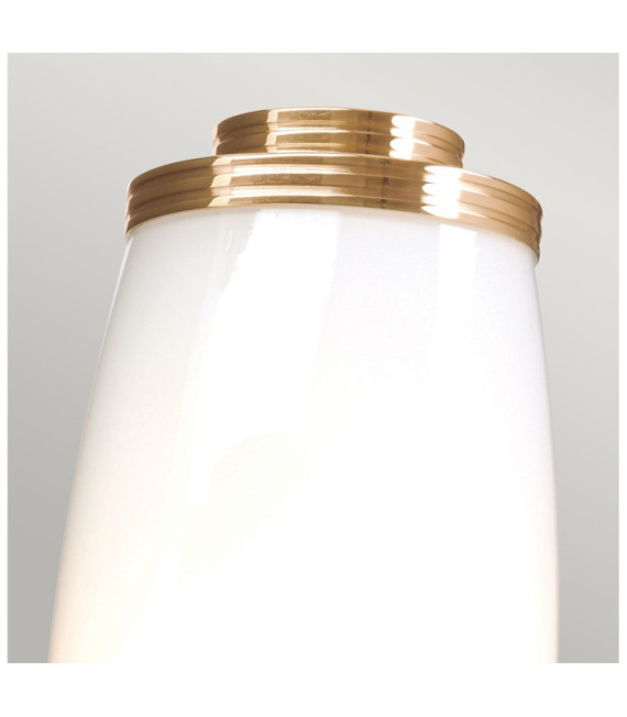 Eliot aplique Vidrio, Aluminio Oro rosa