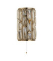 Bijou wall light Mild steel, glass Antique Brass