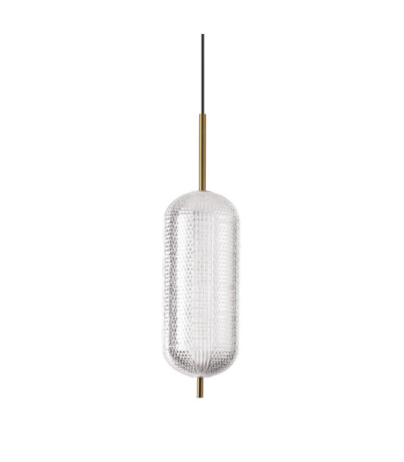 Suspension DECOR Plastique Laiton