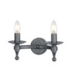 Applique murale Warwick Noir graphite
