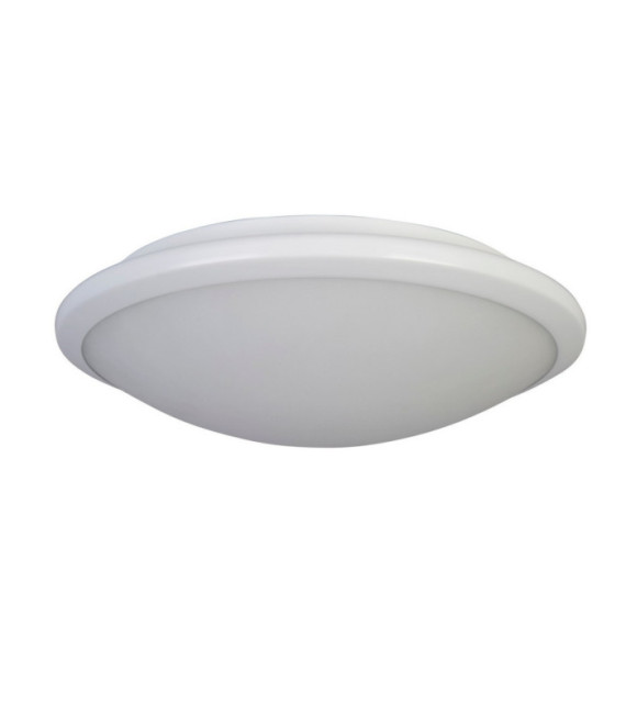 Plafonnier Salle de bains Knutsford Acier doux,verre Blanc