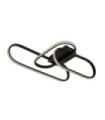 Integrated LED ceiling light Clip Mild steel White, Black