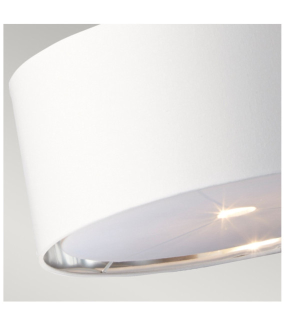 Lampada a sospensione Balance Paralume in acciaio nero