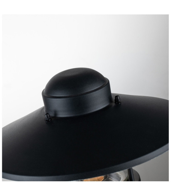 Klampenborg lámpara de pie para exterior Vidrio transparente, acero inoxidable 304 Negro