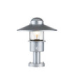 Klampenborg outdoor floor lamp Clear glass, 304 stainless steel Silver