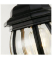 Lampe sur pied extérieur Bel Aluminium,verre Noir