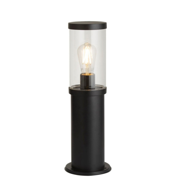 Bakerloo Gartenpoller Aluminium, schwarzes Glas