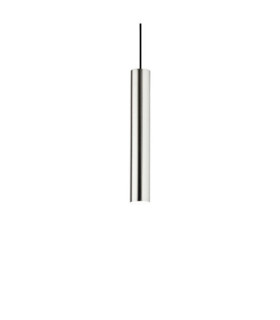 LED-Pendelleuchte im Nickel-Metall-Look
