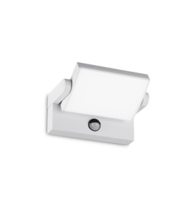 Lampada da parete per esterno SWIPE Metallo, Plastica Bianca