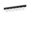 Ping Black Metal Ceiling Light