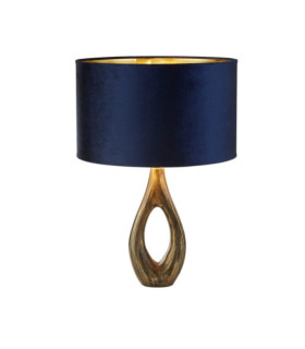 Lámpara de mesa Bucklow Latón Latón antiguo