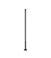 JEDI Outdoor Floor Lamp Glass, Black Metal