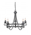 plafonnier ventilateur vintage 2 ampoules e27 max 60w brun patiné