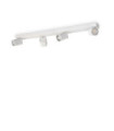 Rudy metal spotlight bar, white aluminum