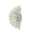 Applique murale Sunburst Acier doux,verre Clair, chromé
