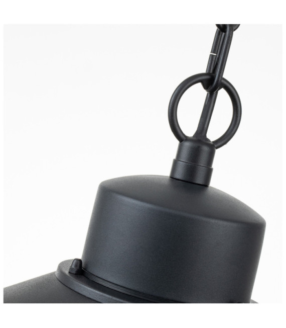 Copenhagen outdoor wall light Transparent glass, 304 stainless steel Black