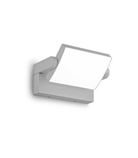 Outdoor wall light Swipe Metal, Gray Plastic