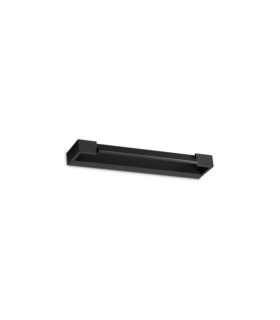 Balance aplique LED Plástico, Aluminio Negro