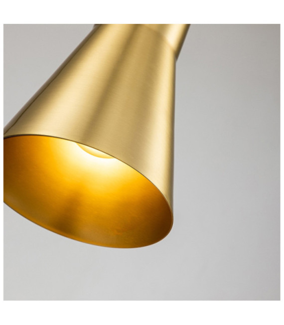 Suspension Etoile Résine,Acier Laiton vieilli, feuille d'or