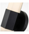 Wall light Bathroom Hinkley Steel, opal frosted glass Matt black