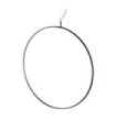 Suspension LED CIRCUS Métal,Plastique Noir