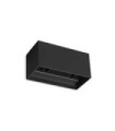 Outdoor wall light Atom Metal Black