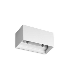 Atom White Metal Wall Light