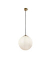 Suspension Atom Acier doux,verre Laiton