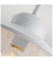 Klampenborg outdoor wall light Transparent glass, 304 stainless steel White