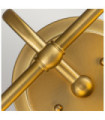 Hinkley wall light Glass, Steel Brushed brass