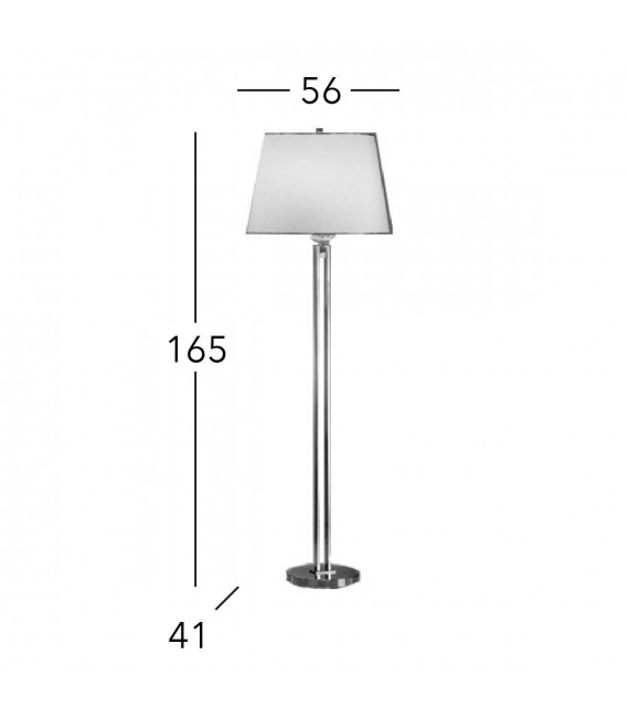 Klassische Stehlampe IMPERIAL Englisch Messing 2 Glühbirnen
