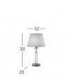 Lampe de table classique IMPERIAL laiton Anglais 1 ampoule