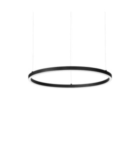 Lampada a sospensione ORACLE LED Metallo, plastica, alluminio Nero