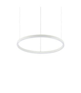 ORACLE Lámpara colgante LED Metal, plástico, aluminio Blanco