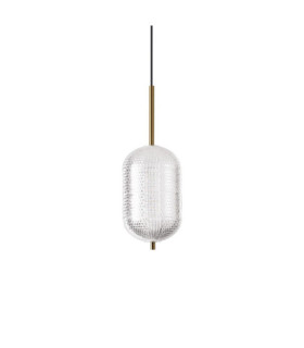Suspension DECOR Plastique Laiton