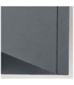 Applique murale extérieur Porto Verre,Acier inoxydable Gris