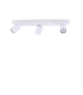 Rudy Spotlight Bar Metall, weißes Aluminium