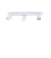 Barre de spots Rudy Métal,Aluminium Blanc