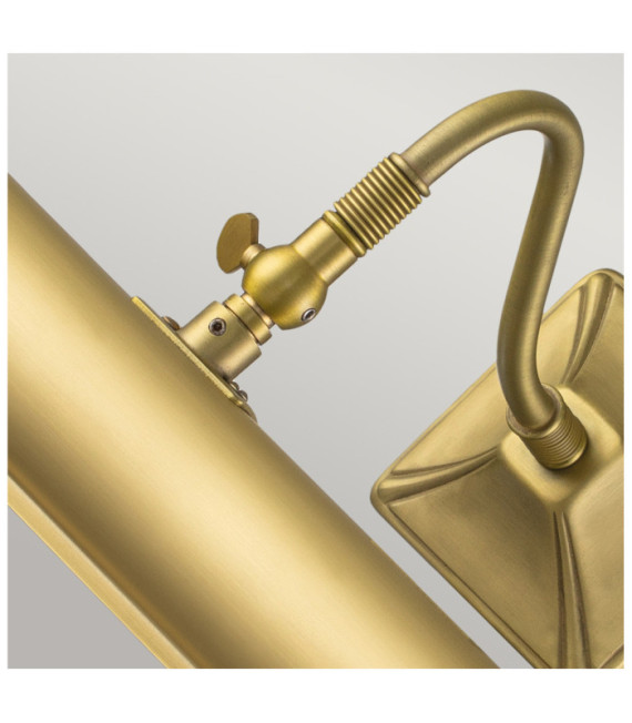 Picture wall light Steel Brushed brass