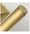 Picture wall light Steel Brushed brass