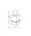 Lampe de table design RIVIERA 1 ampoule