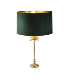 Lámpara de mesa Palm Acero dulce Latón satinado