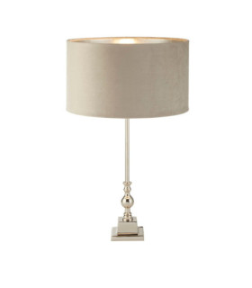 Whitby Messing-Chrom-Tischlampe