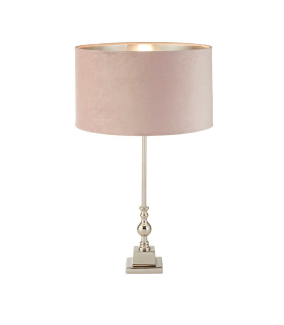 Lampada da tavolo Whitby in ottone cromato