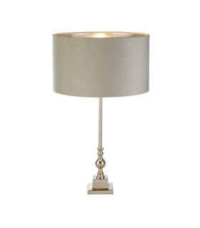 Lampada da tavolo Whitby in ottone cromato